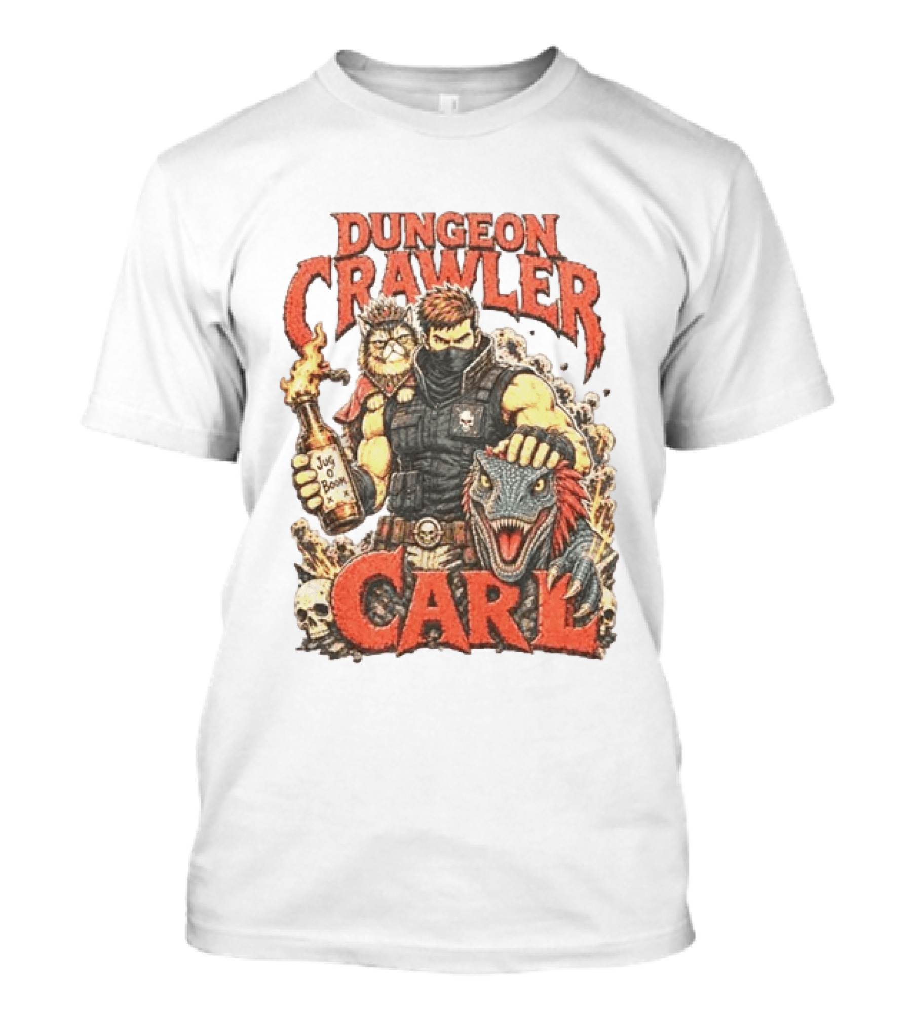 Dungeon Crawler Carl Princess Donut And Mongo You Will Not Break Me T-Shirt
