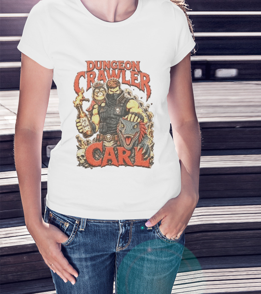 Dungeon Crawler Carl Princess Donut And Mongo You Will Not Break Me T-Shirt