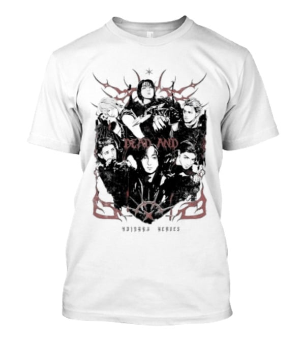 Xdinary Heroes Dead And Ordinary Heroes Dark Red Symbolic T-Shirt