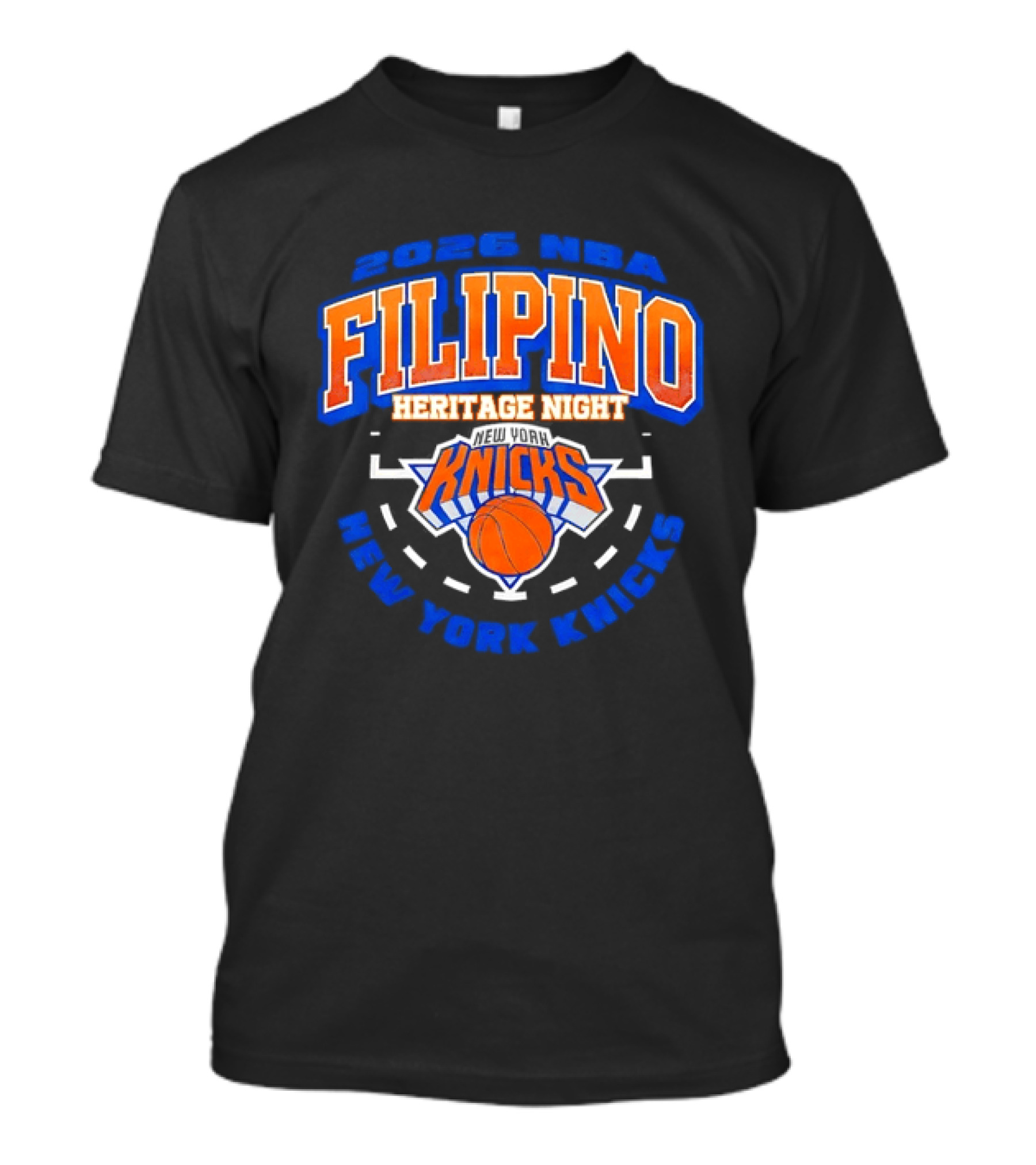 2026 NBA Filipino Heritage Night New York Knicks T-Shirt