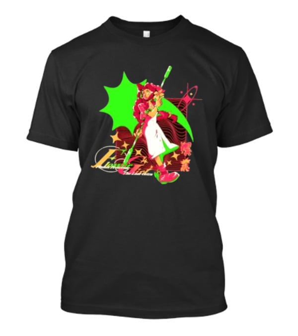 Aerith Gainsborough Final Fantasy VII Flower Girl Planet Protector Last Cetra Fantasy Art Nouveau T-Shirt