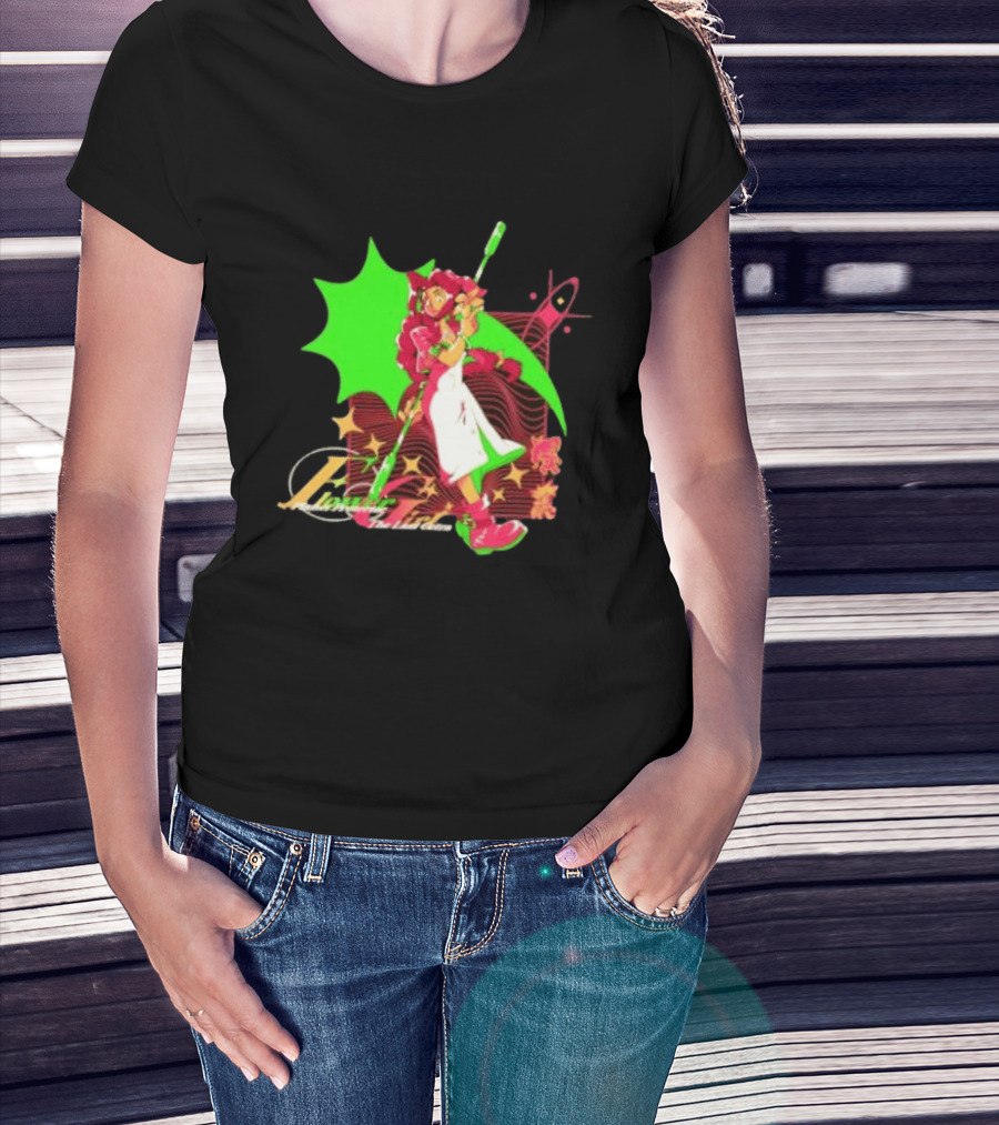 Aerith Gainsborough Final Fantasy VII Flower Girl Planet Protector Last Cetra Fantasy Art Nouveau T-Shirt