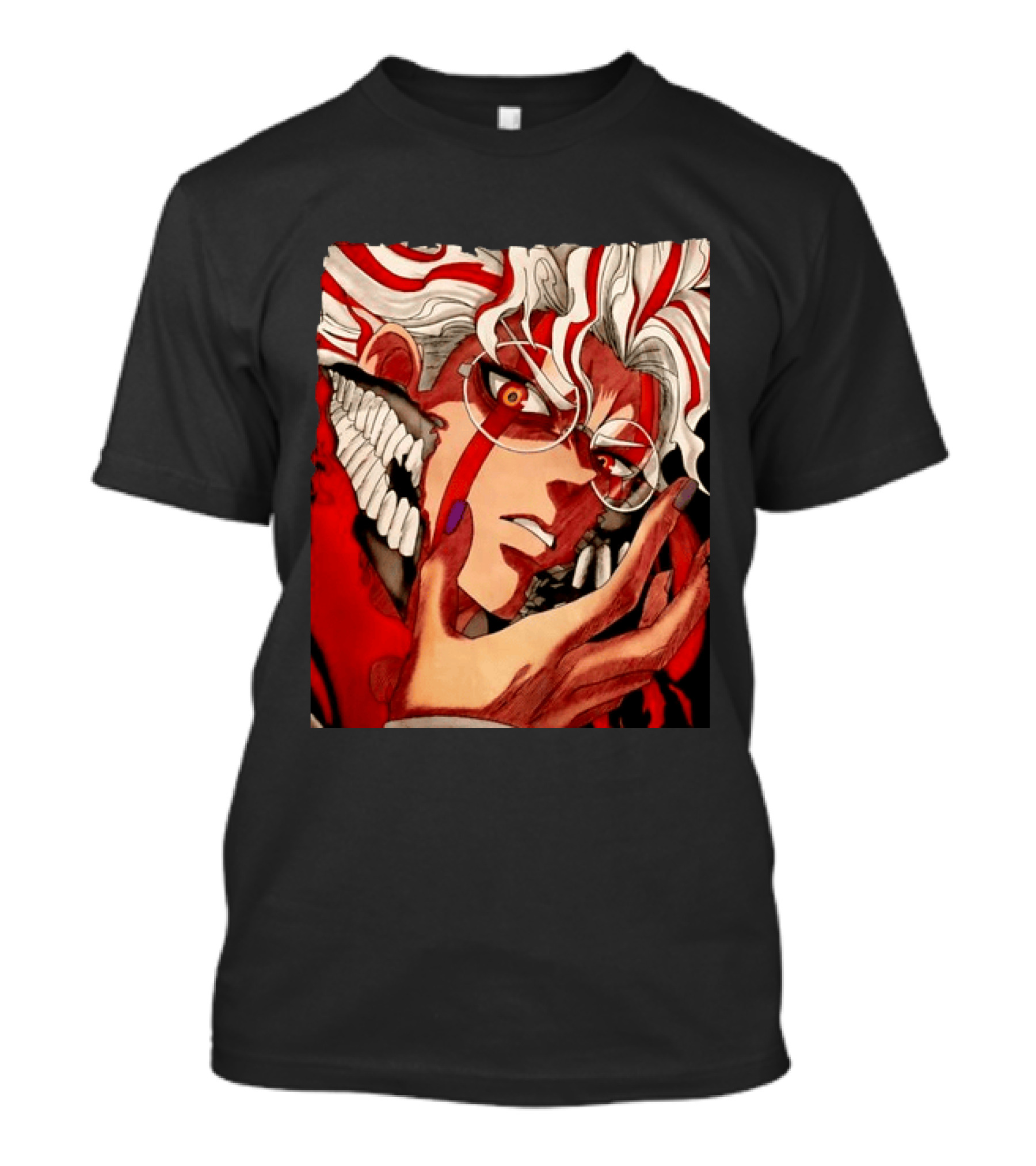 Akaza Kimetsu No Yaiba Upper Rank Three Anime T-Shirt