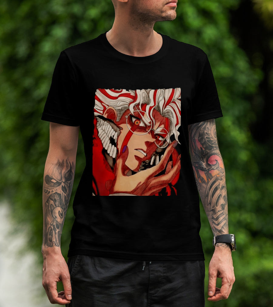 Akaza Kimetsu No Yaiba Upper Rank Three Anime T-Shirt