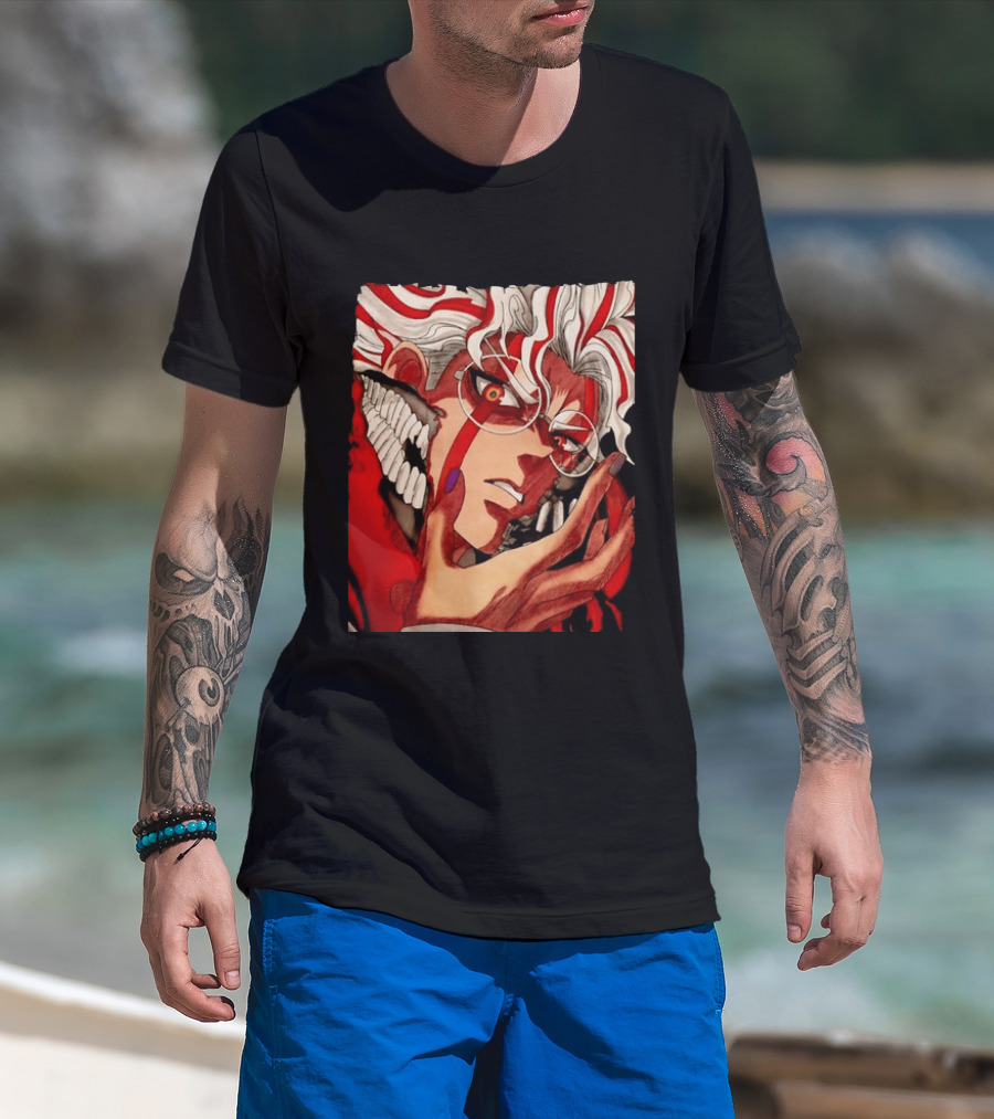 Akaza Kimetsu No Yaiba Upper Rank Three Anime T-Shirt