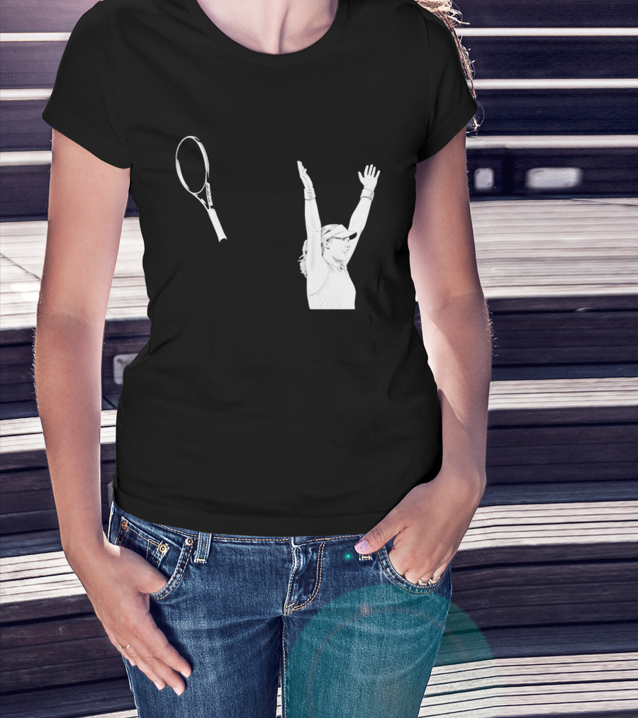 Babolat Tennis Player Celebration Arms Raised Victory T-Shirt