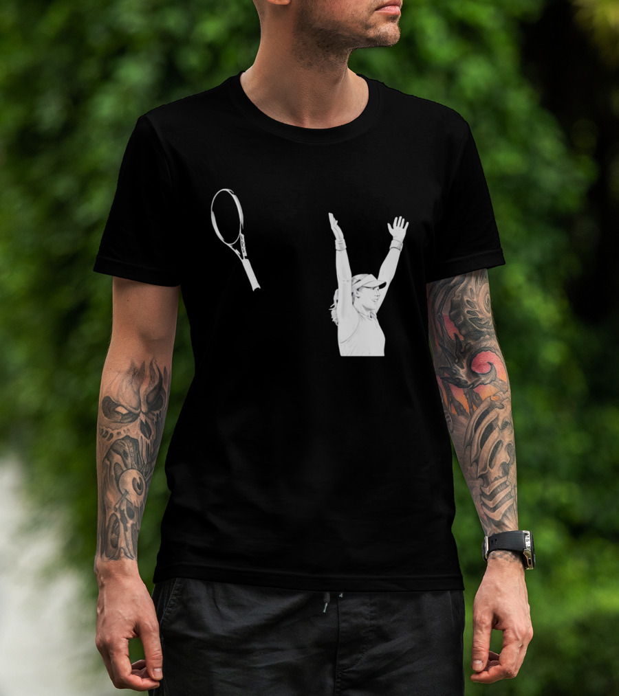 Babolat Tennis Player Celebration Arms Raised Victory T-Shirt