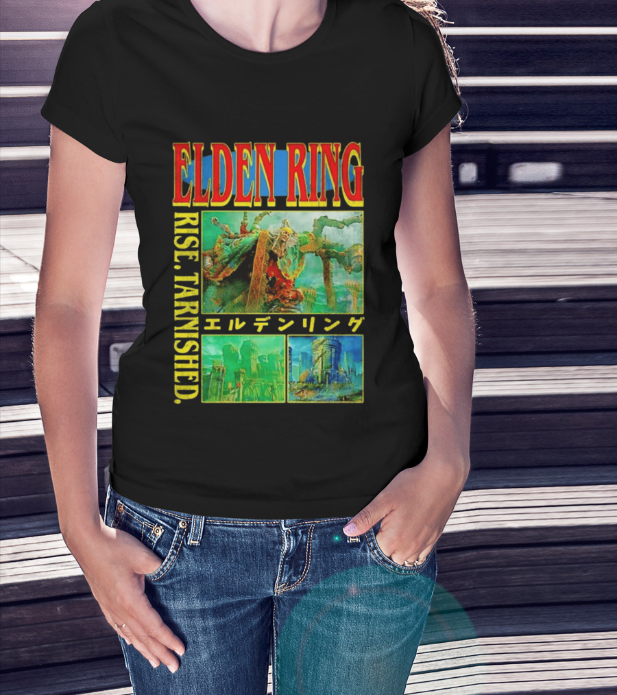 Elden Ring Godrick The Grafted Rise Tarnished Japanese T-Shirt