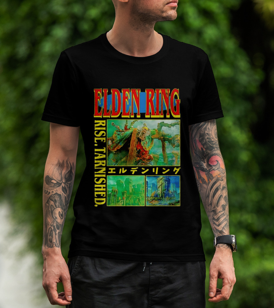 Elden Ring Godrick The Grafted Rise Tarnished Japanese T-Shirt