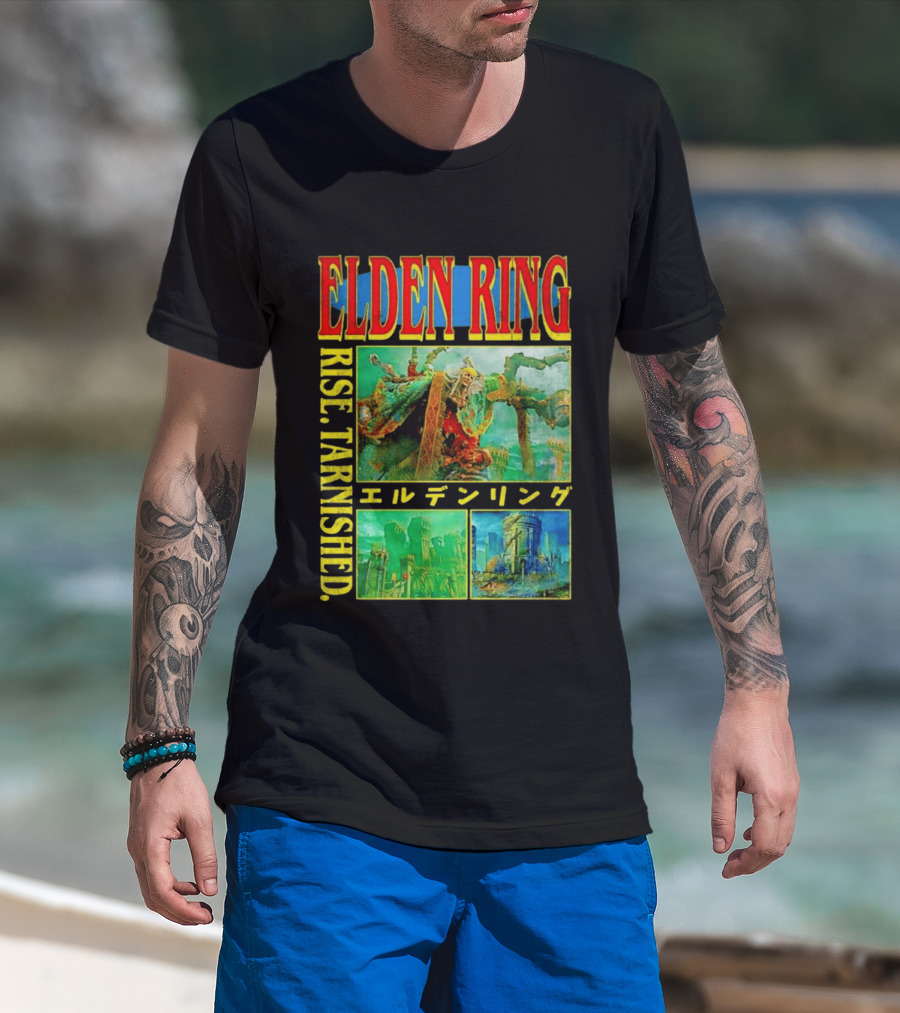 Elden Ring Godrick The Grafted Rise Tarnished Japanese T-Shirt