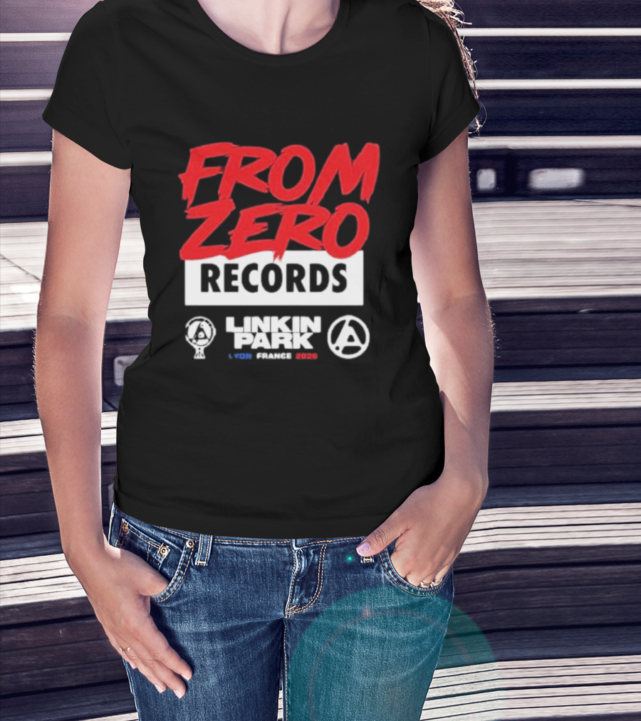 From Zero Records Linkin Park Lyon France 2026 T-Shirt