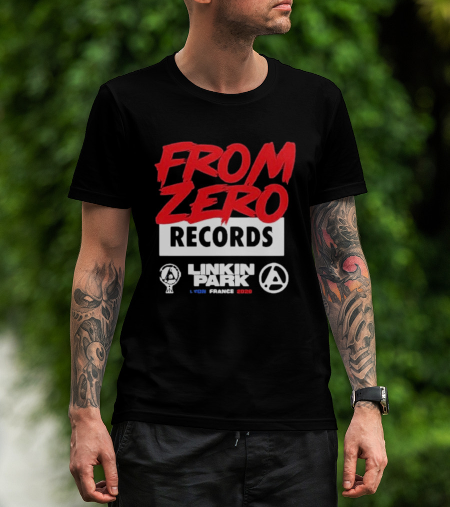 From Zero Records Linkin Park Lyon France 2026 T-Shirt