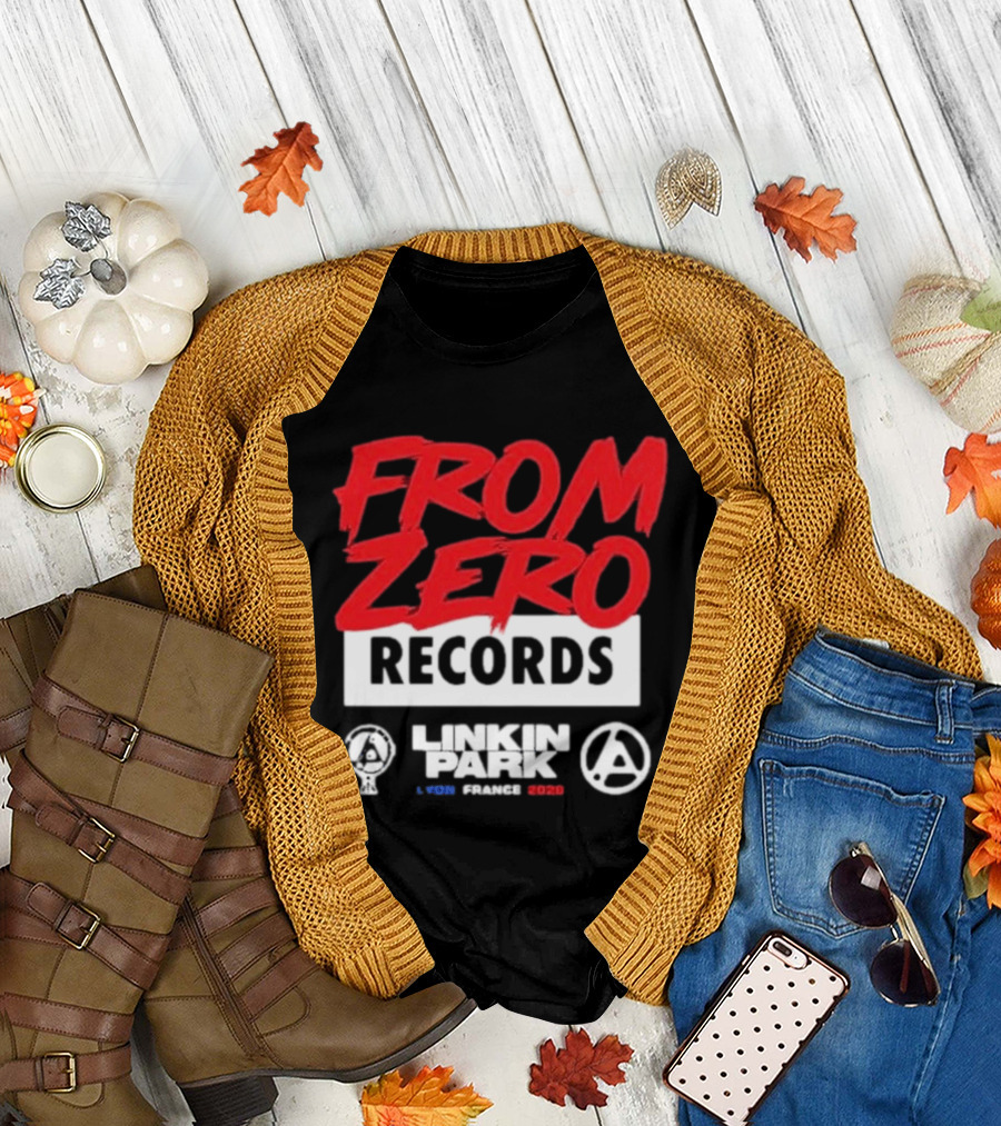 From Zero Records Linkin Park Lyon France 2026 T-Shirt