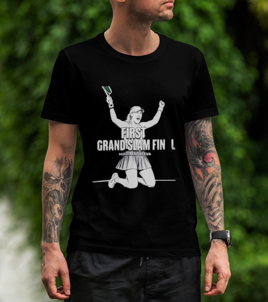 Mirra Andreeva First Grand Slam Final Celebration T-Shirt