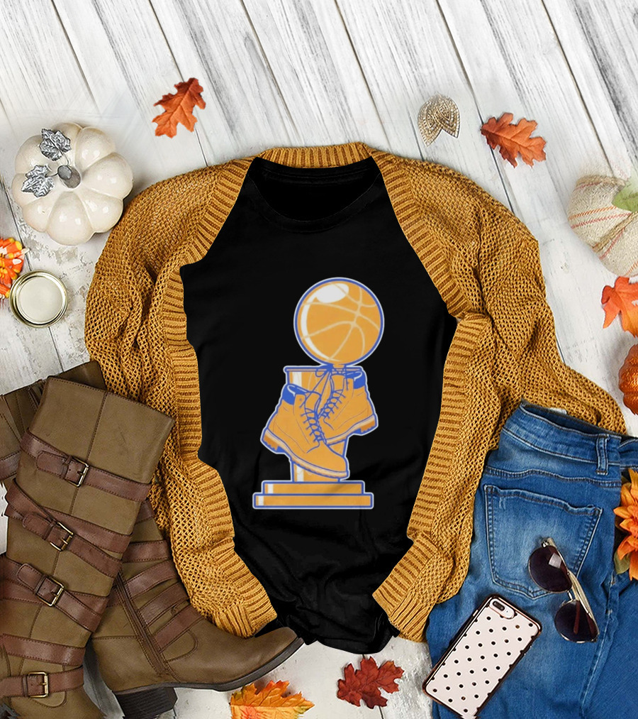 NY Basketball Trophy Timberland Boots T-Shirt
