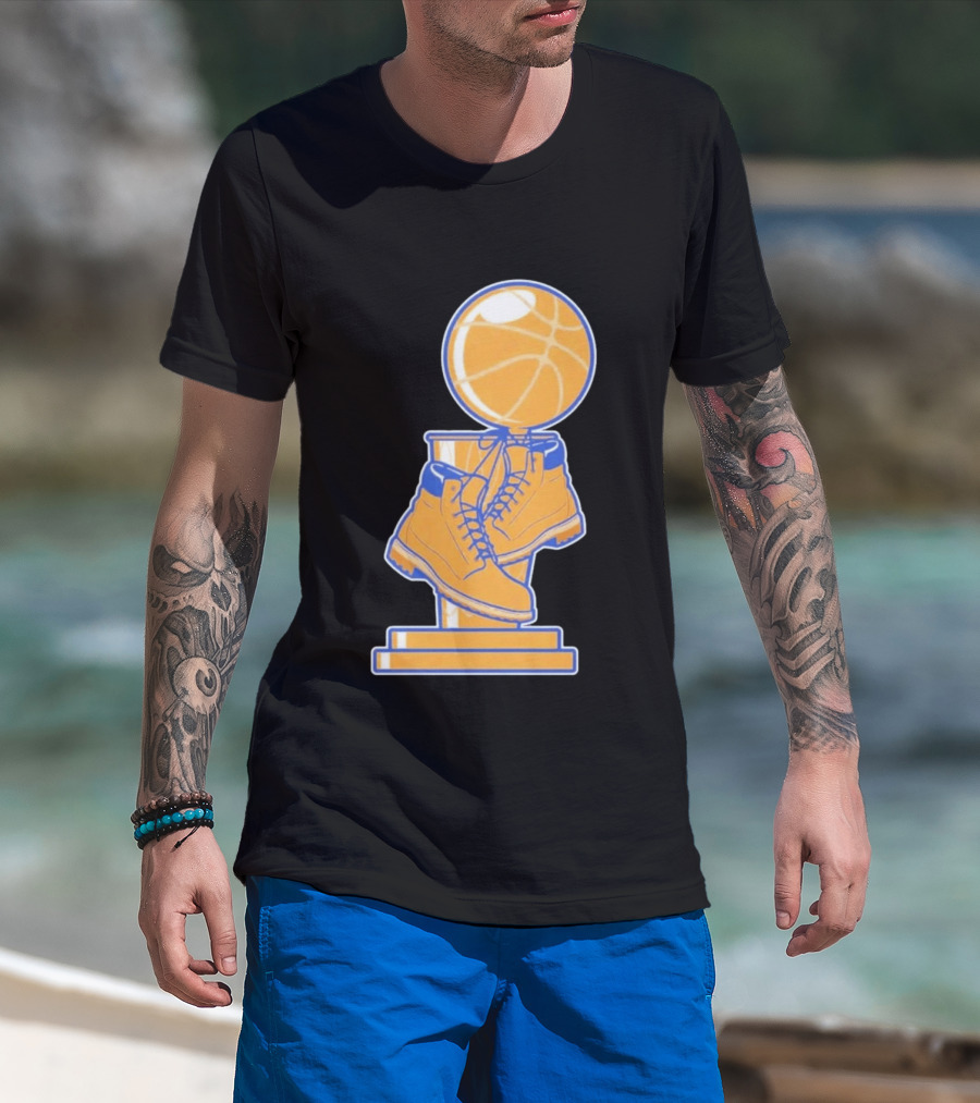 NY Basketball Trophy Timberland Boots T-Shirt