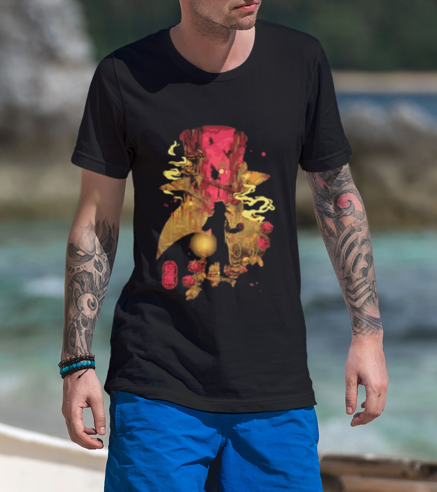 Plague Doctor Big Ben Lantern Crow Skull Roses London T-Shirt