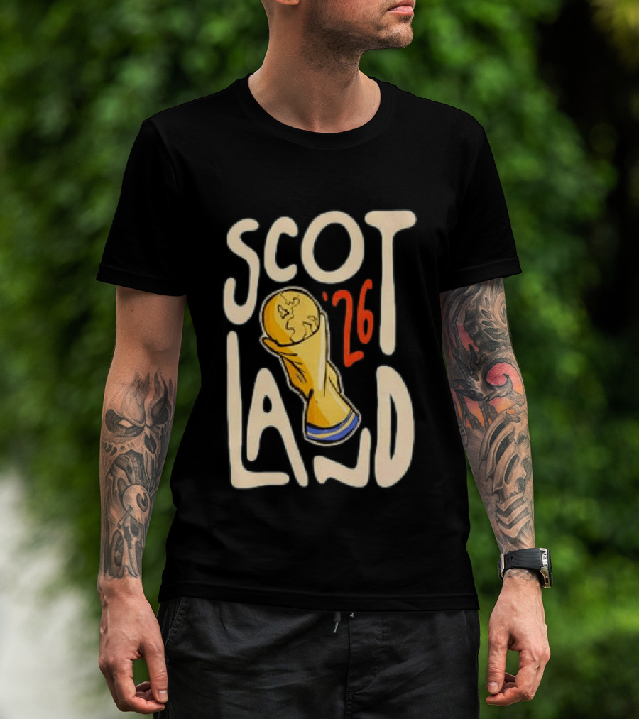 Scotland 2026 Trophy Cup Celebration T-Shirt