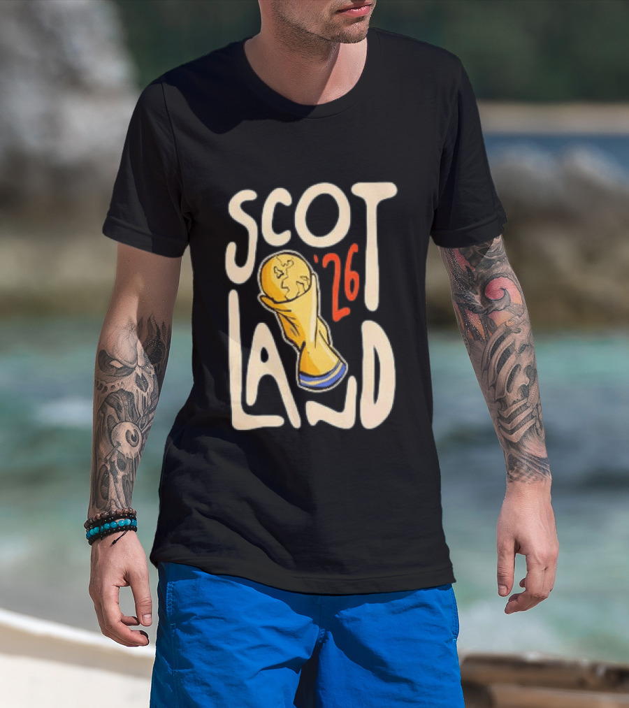 Scotland 2026 Trophy Cup Celebration T-Shirt