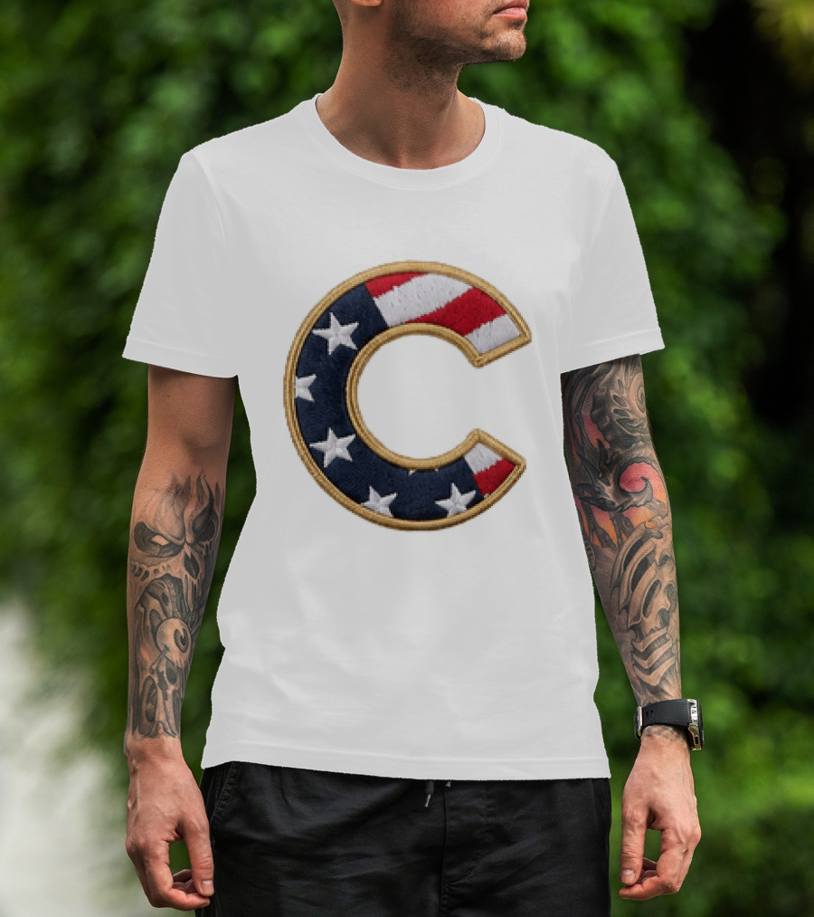 2026 Cubs Patriotic Independence Day Hats Stars And Stripes T-Shirt
