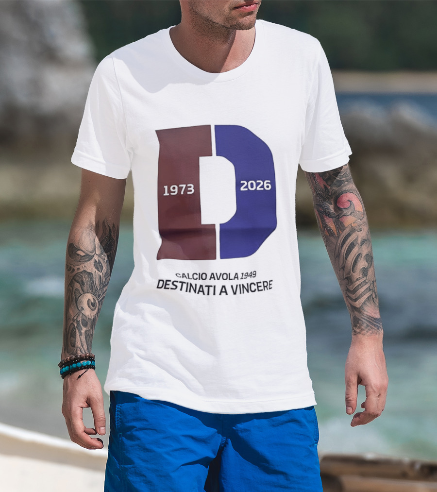 Calcio Avola 1949 Destinati A Vincere 1973 2026 T-Shirt