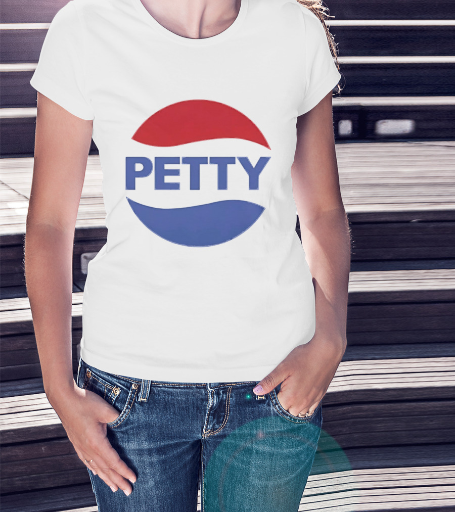 PETTY Pepsi Parody Red Blue T-Shirt