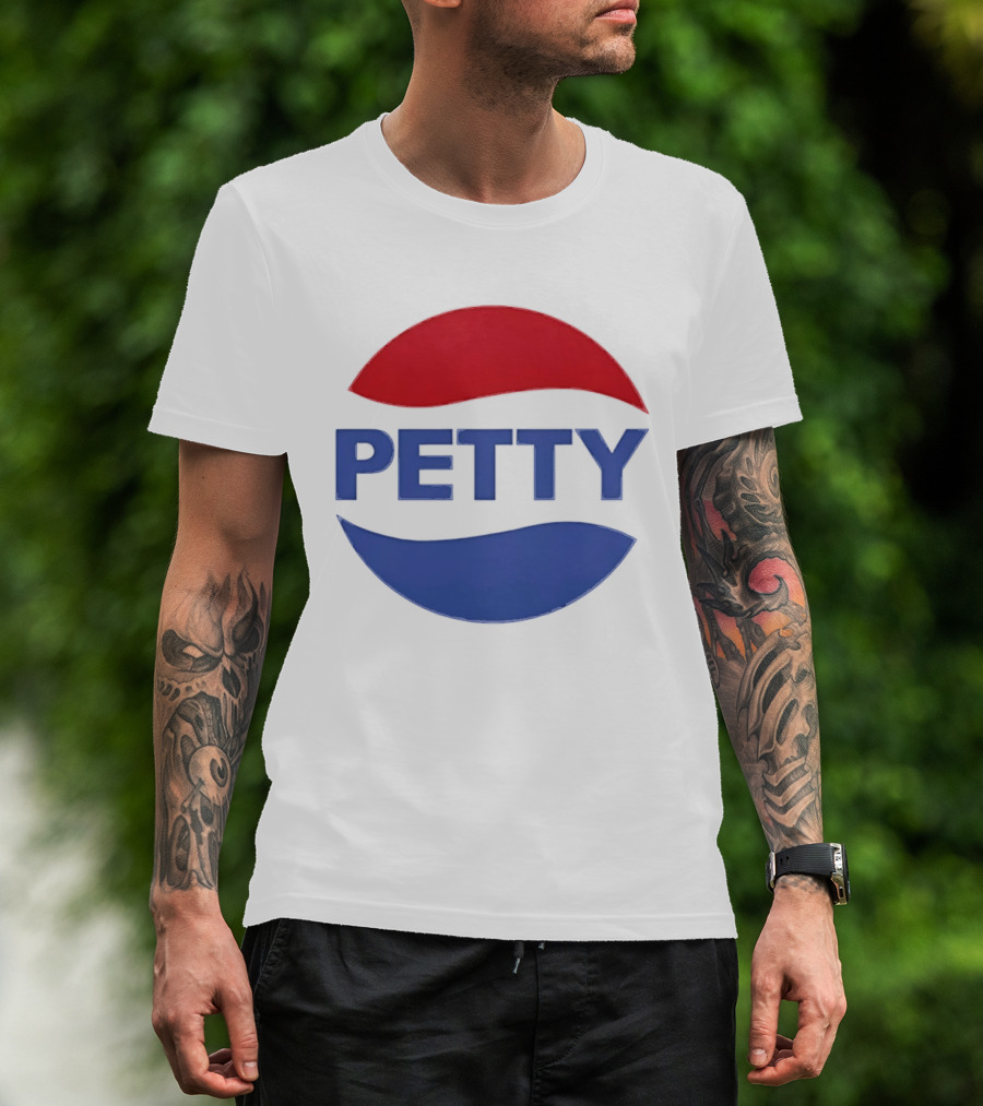PETTY Pepsi Parody Red Blue T-Shirt