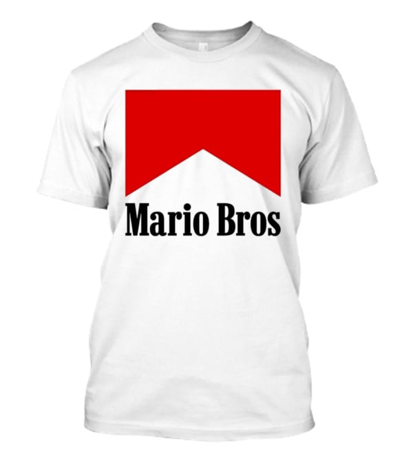 Mario Bros Red Banner T-Shirt