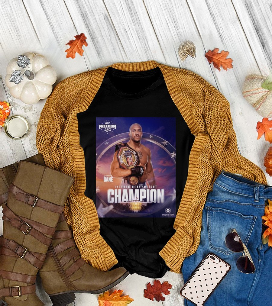 UFC Freedom 250 Ciryl Gane Interim Heavyweight Champion Crypto.com T-Shirt