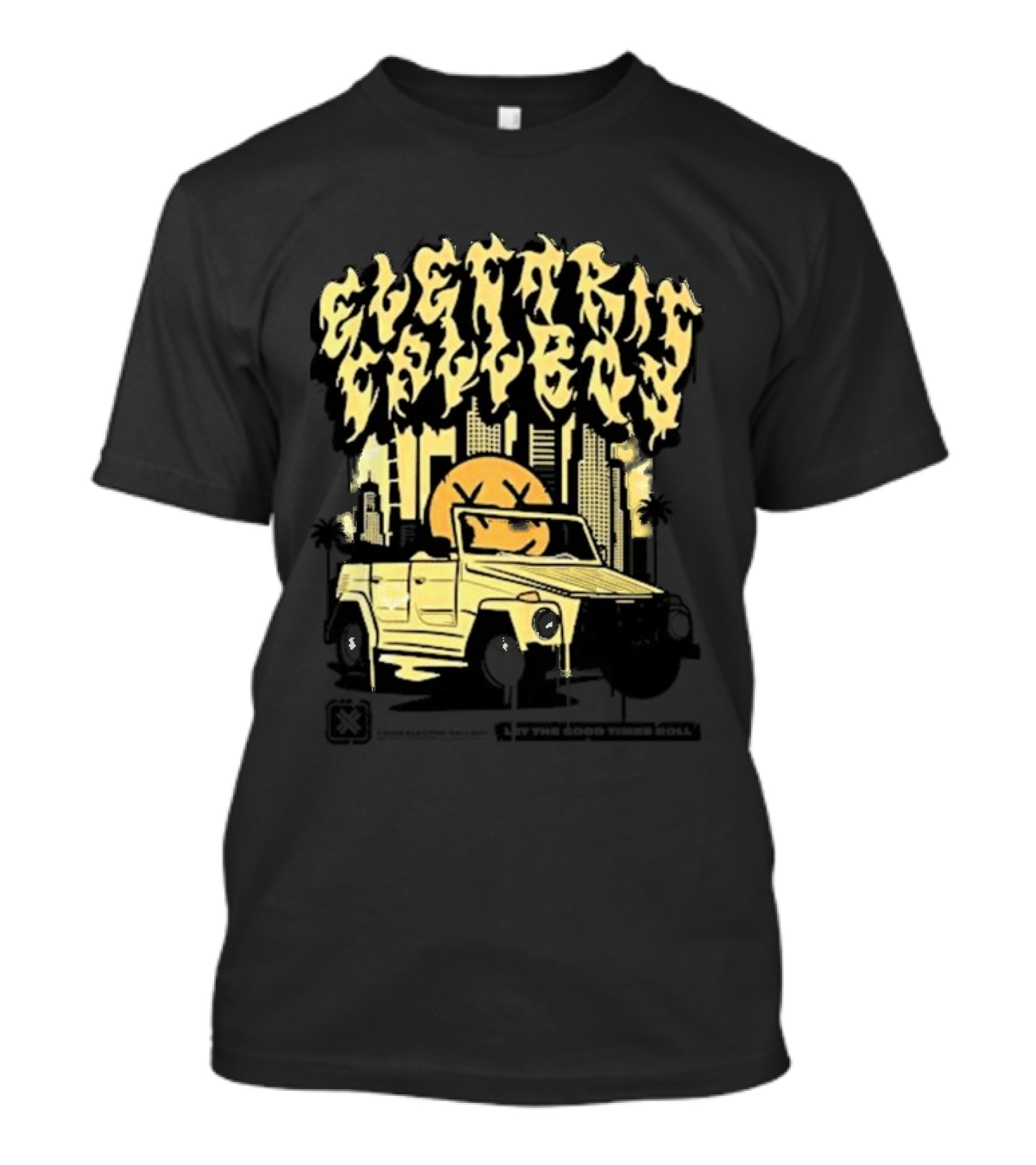 Electric Callboy Let The Good Times Roll Just Cruisin Urban Cityscape Vibes T-Shirt