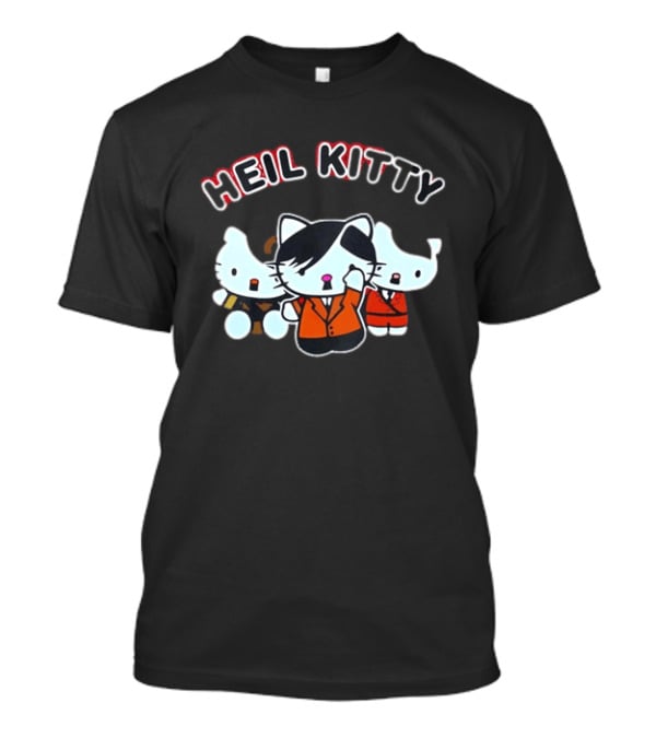Heil Kitty Hitler Characters T-Shirt