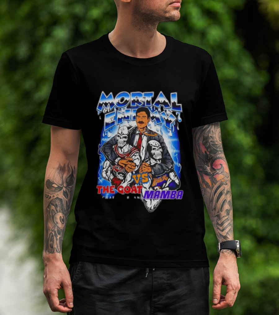 Mortal Enemy The GOAT Vs Mamba Michael Jordan Kobe Bryant Be Legendary T-Shirt