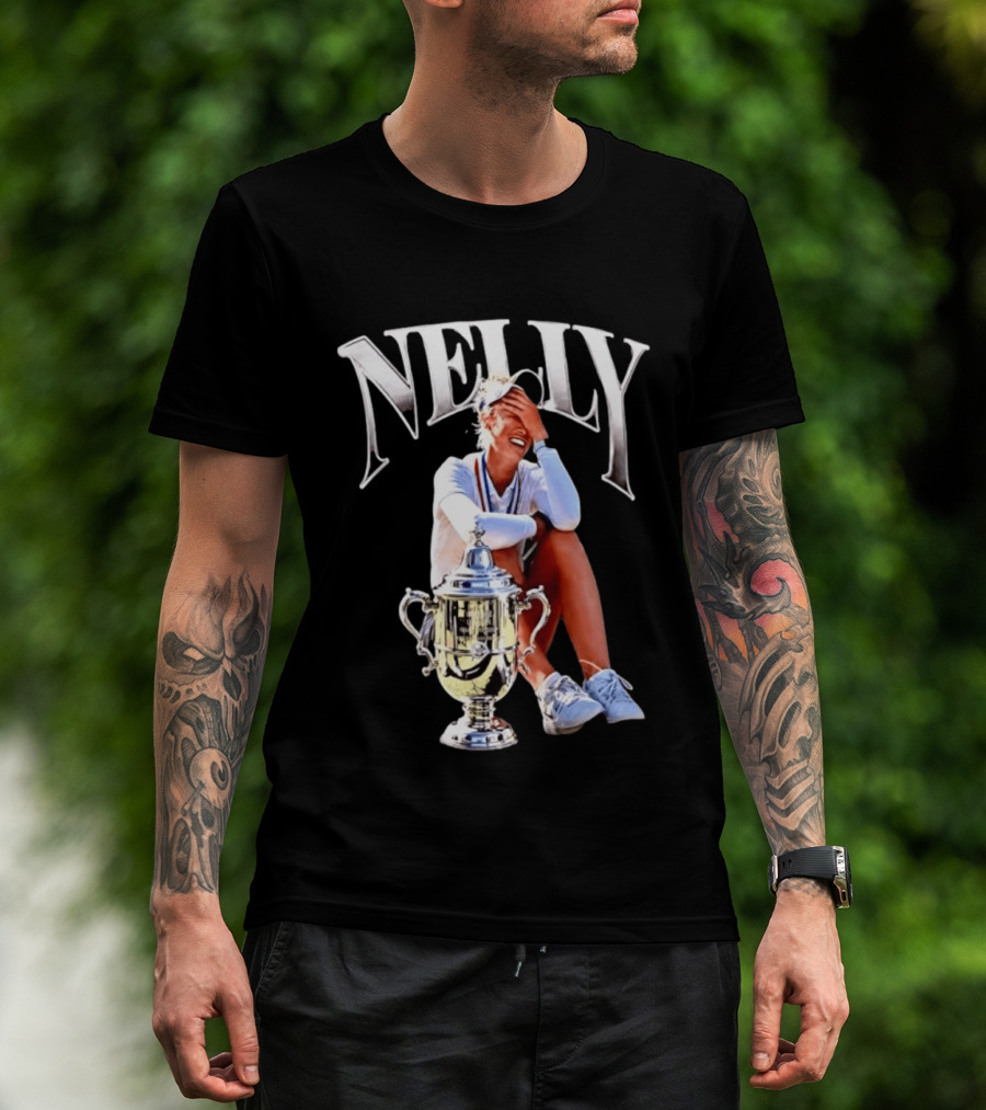Nelly Korda Celebrates LPGA Tour Win Trophy Moment T-Shirt