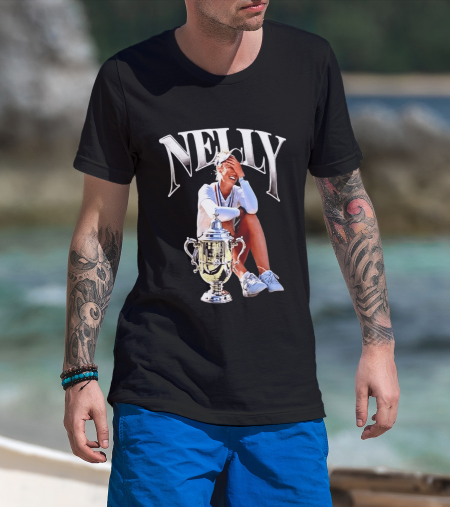 Nelly Korda Celebrates LPGA Tour Win Trophy Moment T-Shirt