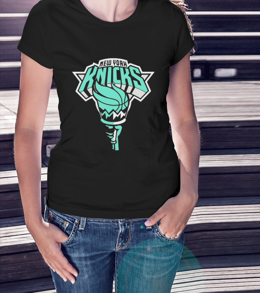New York Liberty New York Knicks Basketball Mashup T-Shirt