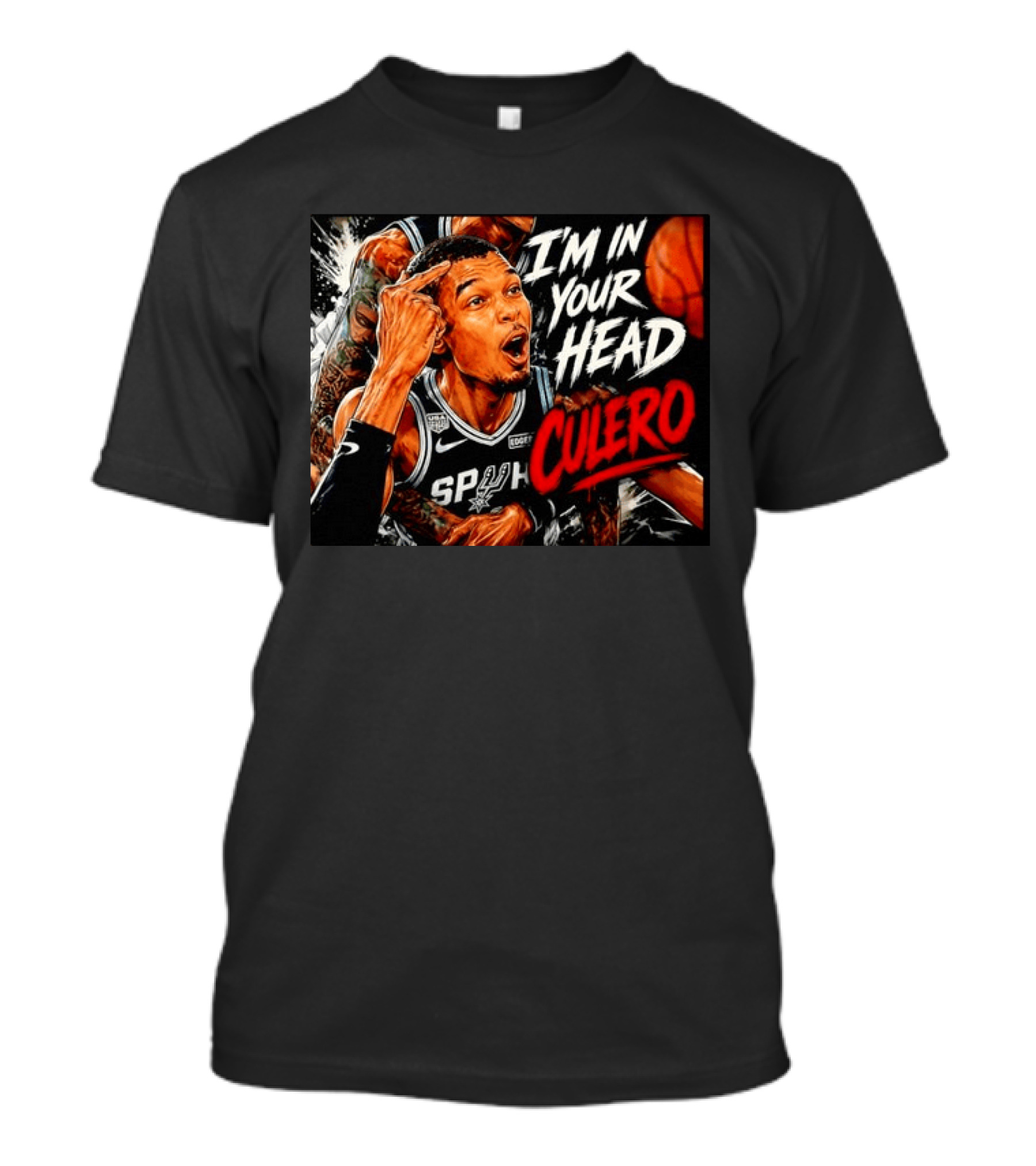 I'm In Your Head Culero Jeremy Sochan San Antonio Spurs NBA T-Shirt