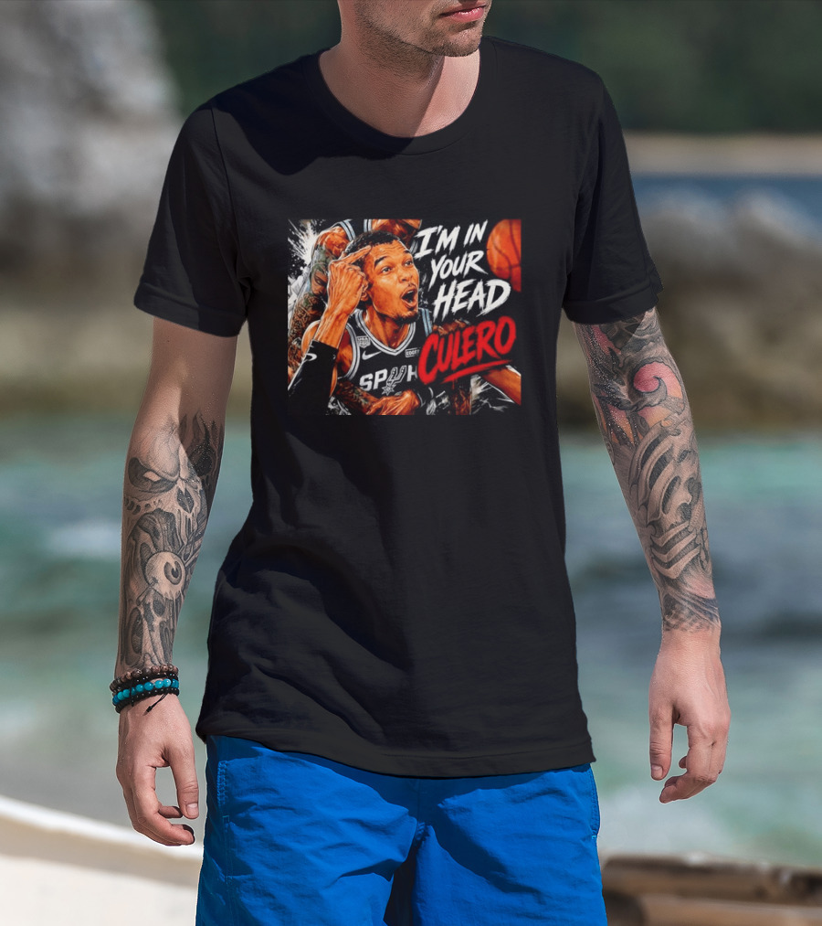 I'm In Your Head Culero Jeremy Sochan San Antonio Spurs NBA T-Shirt