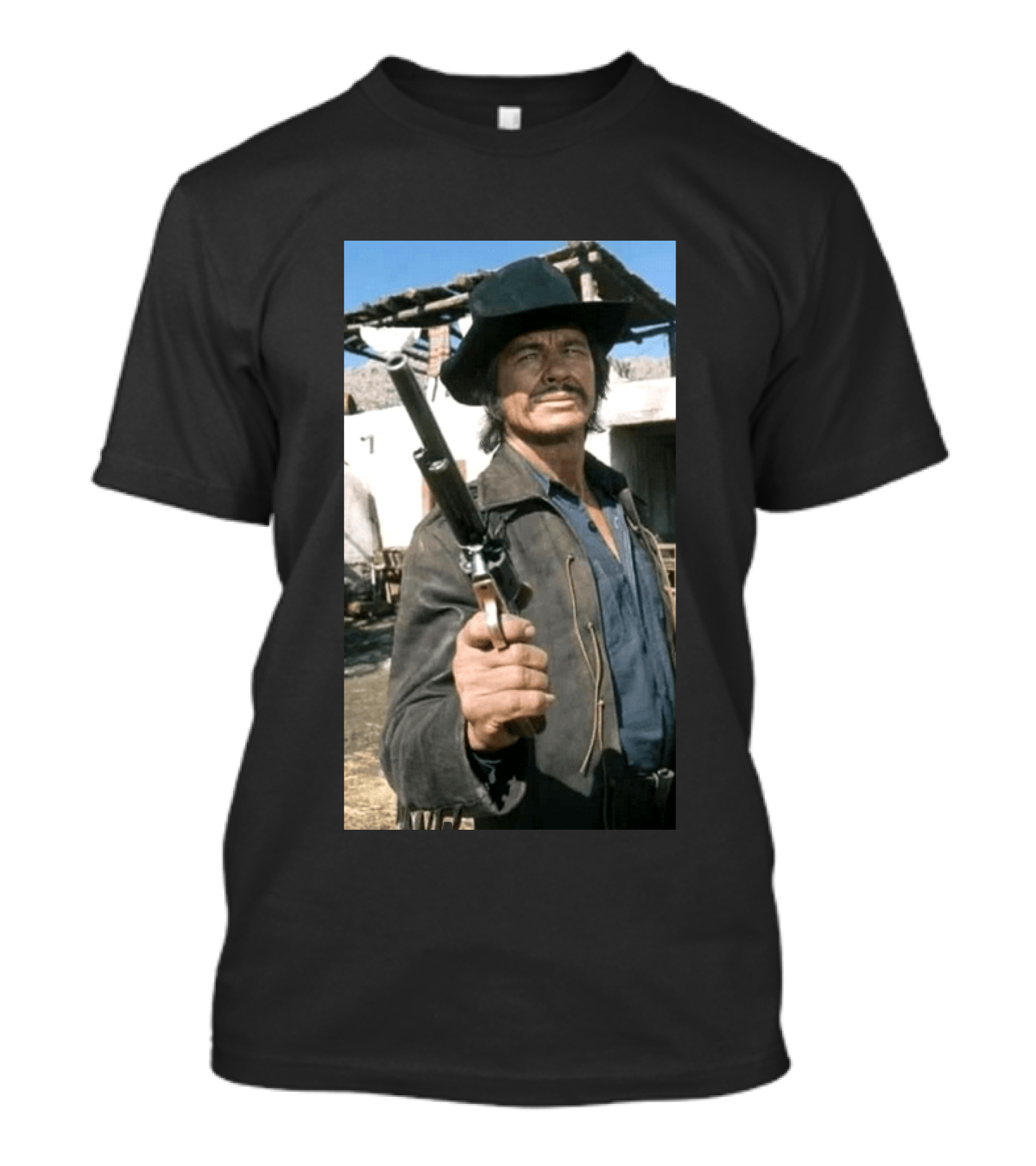 Remembering Charles Bronson 1921 2003 Classic Western Cowboy Hero T-Shirt
