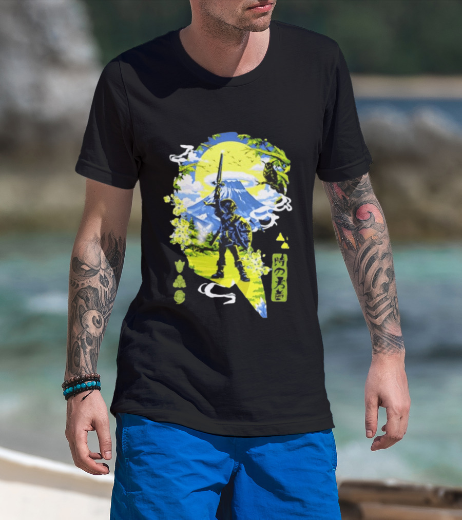 The Legend Of Zelda Link Hero Of Time Toki No Yusha Iconic Anime Style Adventure T-Shirt