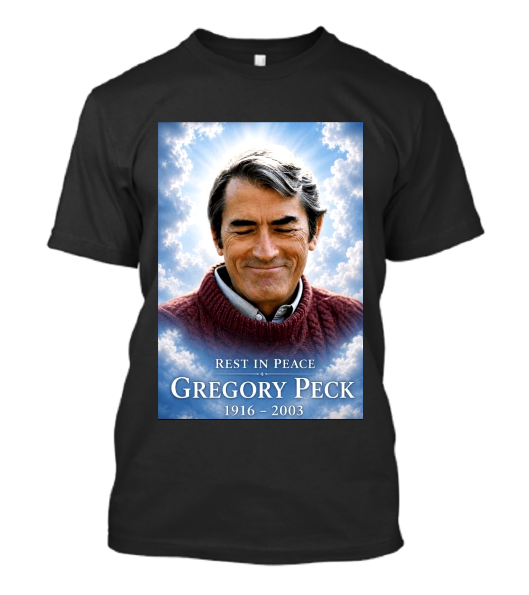Rest In Peace Gregory Peck 1916 2003 Memorial T-Shirt