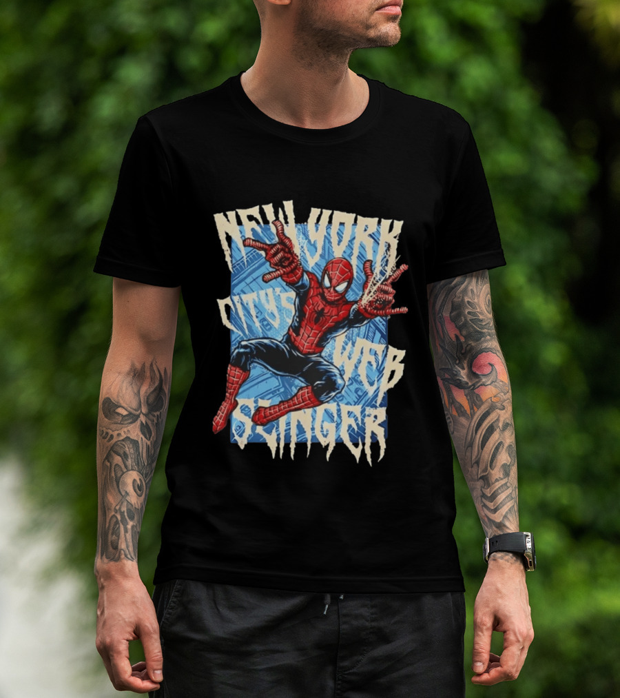 New York City's Web Slinger Spider Man T-Shirt