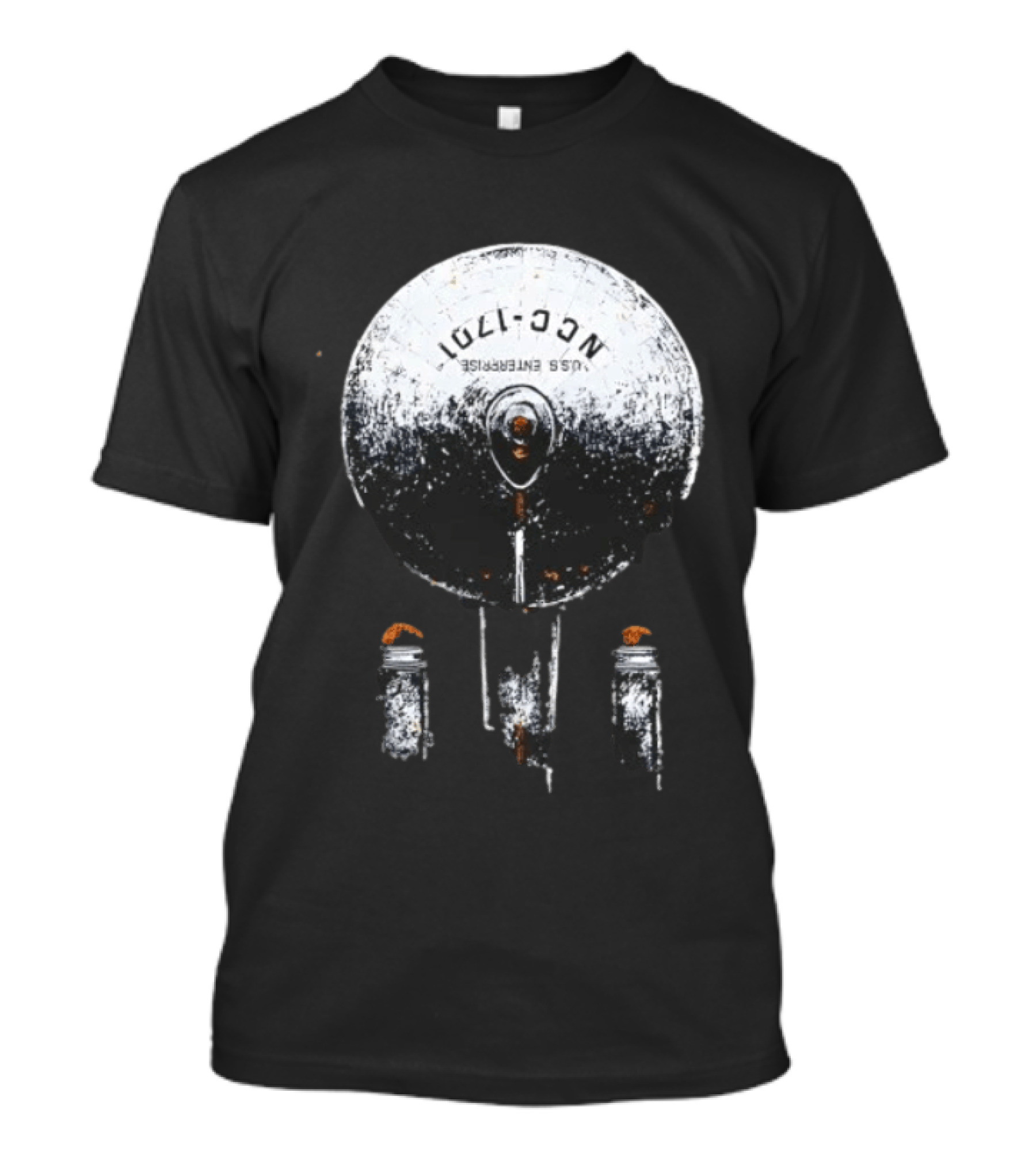 USS Enterprise NCC 1701 Boldly Go Starship T-Shirt