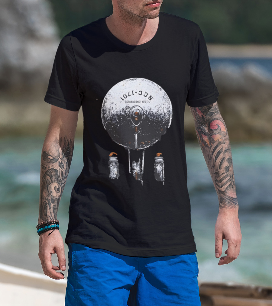 USS Enterprise NCC 1701 Boldly Go Starship T-Shirt