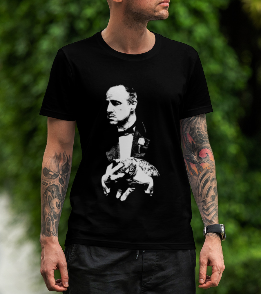 Vito Corleone Marlon Brando The Godfather Movie Film Noir T-Shirt