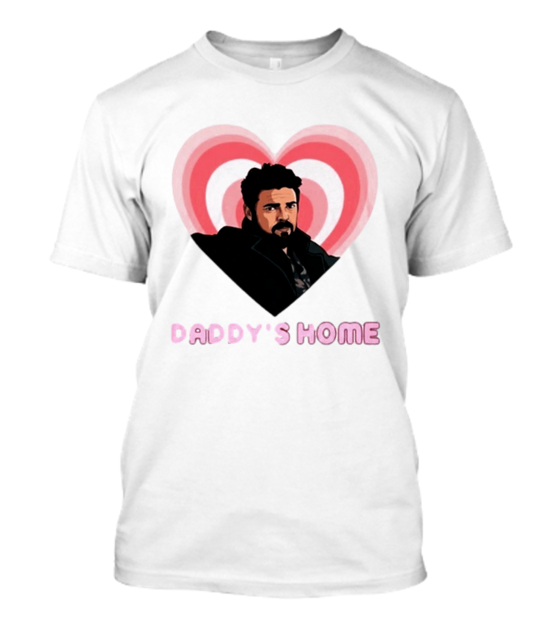 Daddy's Home The Boys Billy Butcher Heart T-Shirt