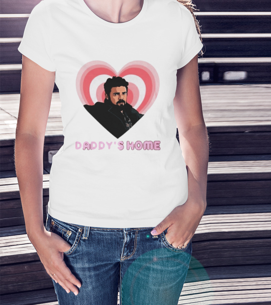 Daddy's Home The Boys Billy Butcher Heart T-Shirt