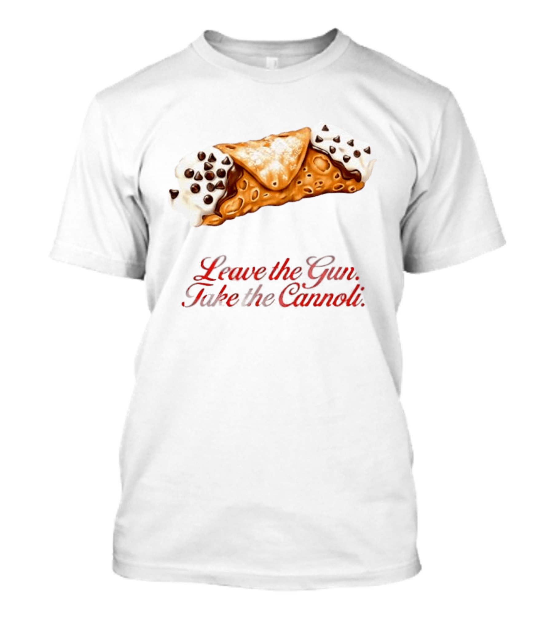 Clemenza The Godfather Leave The Gun Take The Cannoli Movie Mens Cannoli T-Shirt