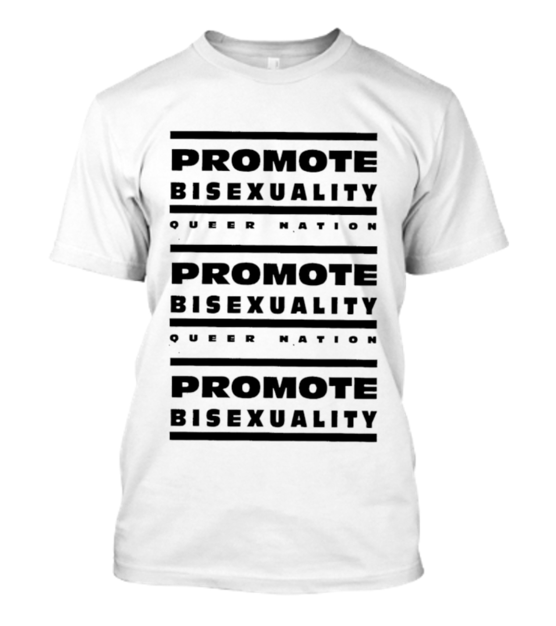 Promote Bisexuality Queer Nation Advocate Visibility Awareness T-Shirt