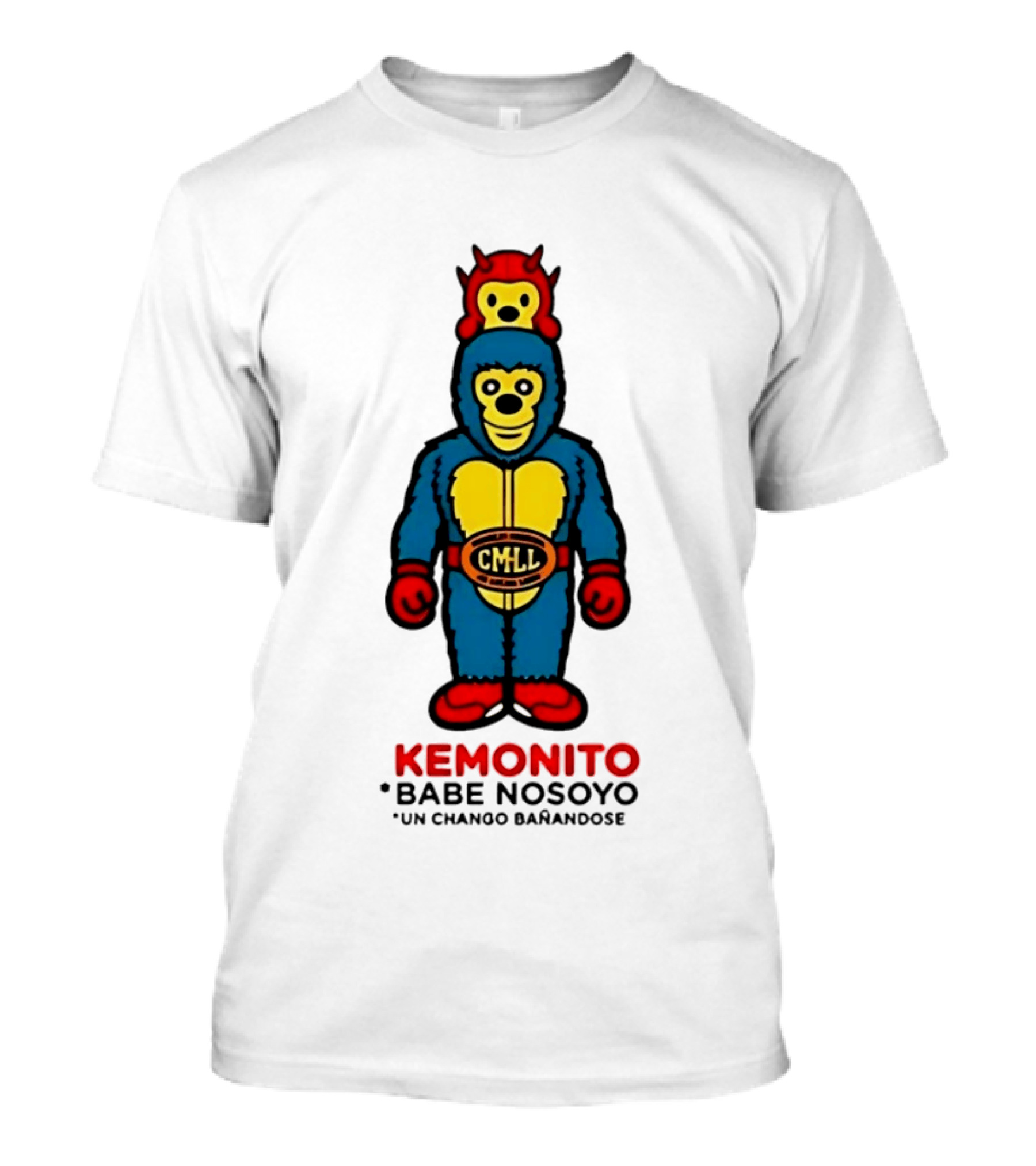 Kemonito CMLL Babe Nosoyo Un Chango Banandose Baby Milo T-Shirt