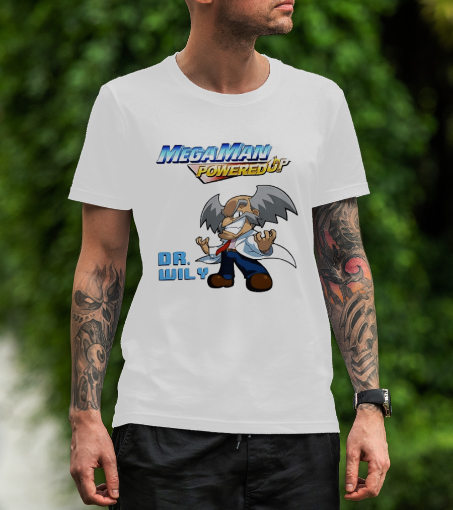 Mega Man Powered Up Dr Wily T-Shirt